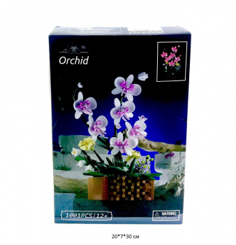 Конструктор арт. WL-92202 Цветы Орхидеи 1001 дет. в кор._ Конструктор арт. WL-92202 Цветы Орхидеи 1001 дет. в кор._