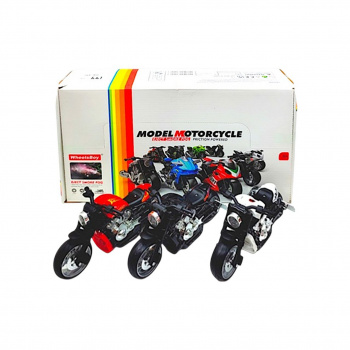 Мотоцикл инерц. арт. MTP-2AA Цвета микс (6 шт.) шоубокс_ Мотоцикл инерц. арт. MTP-2AA Цвета микс (6 шт.) шоубокс_