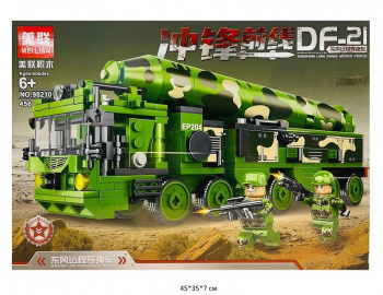 Конструктор арт. 98210 Ракетоносец 456 дет. в кор.• Конструктор арт. 98210 Ракетоносец 456 дет. в кор.•