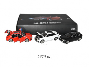 Модель металл. арт. CZ114A Ауди Q-8 (6 шт.) в кор.~•