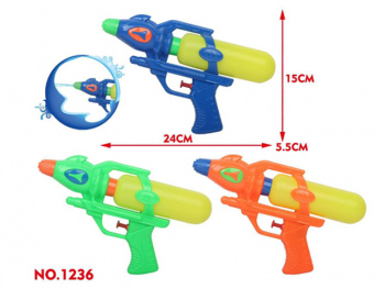 Пистолет водн. арт. 1236 Цвета микс 24*15*5,5 в пак.)