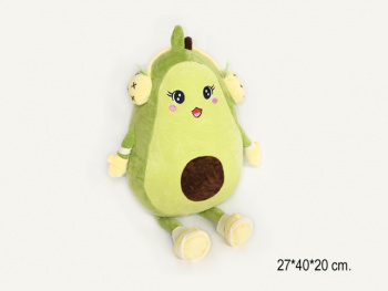 им Авокадо арт. 90702-12/90918-3/90221-2 Большое в наушниках 40 см в пак.)