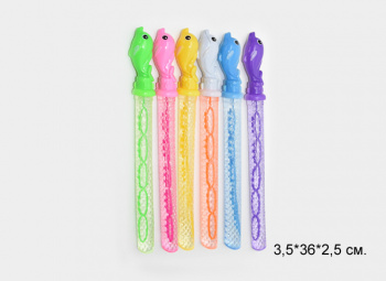 Пузыри мыльные арт. 3826-1 Дельфин цвета микс (24 шт.) шоубокс•