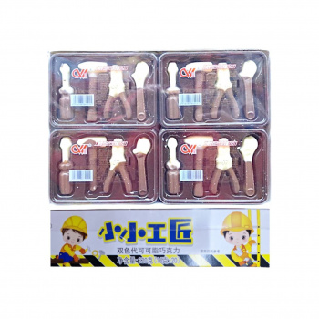 Шоколад арт. 860169 "Набор инструментов" 16 г 20 шт. в кор.* Шоколад арт. 860169 "Набор инструментов" 16 г 20 шт. в кор.*