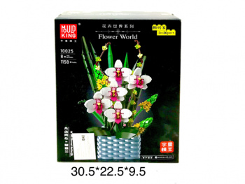 Конструктор арт. 10025 Цветы 1158 дет. в кор._ Конструктор арт. 10025 Цветы 1158 дет. в кор._