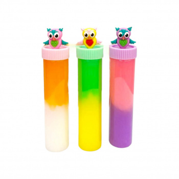 Лизун арт. RF-1887 "Совушка" 118 г 16*3 см (24 шт.) шоубокс