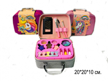 Набор косметики арт. 160B-805 "Единорог" в чемодане•_/60 шт./