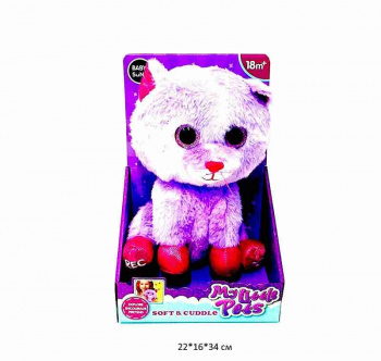 им Кошка арт. 1974-4 Цвета микс 18 см в кор._ им Кошка арт. 1974-4 Цвета микс 18 см в кор._