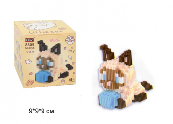 Конструктор арт. 8305-802-805 Микро Кошка с мячиком 694 дет. в кор.=