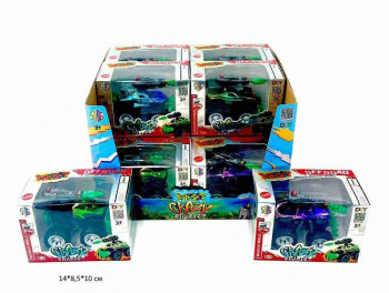 Машина инерц. арт. YU7913 Внедорожник с оружием в кор. (12 шт.) шоубокс_