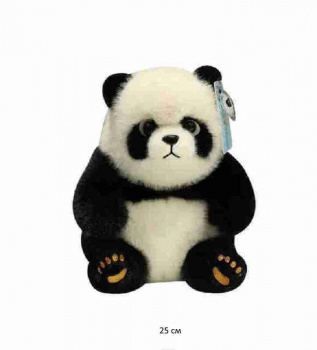 им Панда арт. YE250508-9 Пушистая сидит 25 см в пак.)