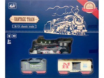 Железная дорога арт. 7299-72 На батар. 11 предм. свет, звук в кор.~