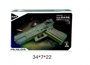 Конструктор арт. 670010 Пистолет 336 дет. в кор._ Конструктор арт. 670010 Пистолет 336 дет. в кор._