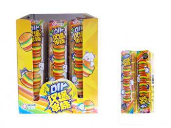 Мармелад арт. 040590 На палочке "Гамбургер" 80 г 9 шт. в кор.*