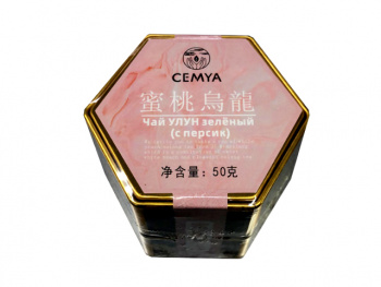 Напиток арт. 290590 Чай Улун зеленый с персиком 50 г в жест. банке*