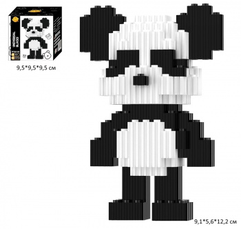 Конструктор арт. 6132/PT6119-805-802/YC262 Микро Панда 525/593 дет. в кор.=