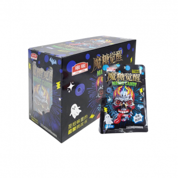 Конфета арт. 851784-3 Кислая "Зомби" Черника 24 г 20 шт. в кор.,