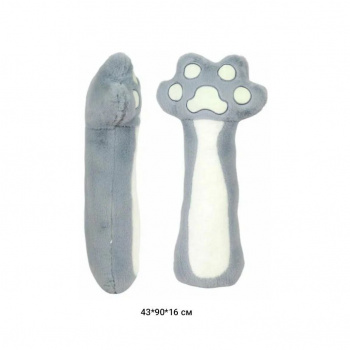 им Обнимашка арт. 13410-3-209 Лапа серая 90 см в пак. им Обнимашка арт. 13410-3-209 Лапа серая 90 см в пак.