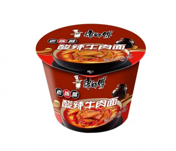 Лапша арт. 414214 БП Говядина в остро-кислом соусе 101 г в банке*#