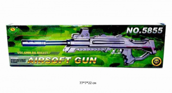 Оружие арт. 5855 Автомат с пульками, прицелом в кор._ Оружие арт. 5855 Автомат с пульками, прицелом в кор._