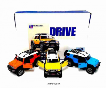 Модель металл. арт. D700-18 Джип цвета микс (6 шт.) шоубокс_
