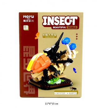 Конструктор арт. MY97129 Жук-носорог 468 дет. в кор._ Конструктор арт. MY97129 Жук-носорог 468 дет. в кор._