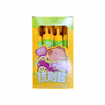 Конфета арт. 701085/701078 Жидкая "Зубная паста-щетка" "Маракуйя" 52 г 20 шт. в кор.,