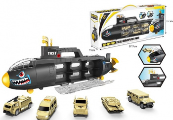 Набор машин арт. Р863-А Лодка подводная с базой в кор. 58*11*23