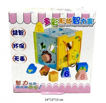 Деревянная игрушка арт. 93-13 Сортер Кубик в кор._/48 шт./