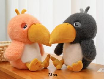 им Птица арт. 141516-209 Ворона сидит 23 см  цвета микс в пак.