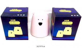 Ночник настольный арт. LJC-112 Медведь меняет цвет с USB в кор._