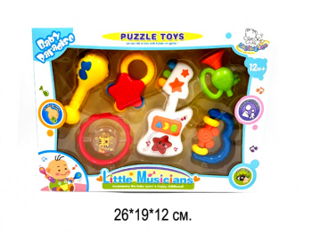 Погремушка арт. LT860 Набор "Маленький музыкант" в кор._