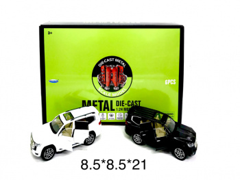 Модель металл. арт. H08222-6D Джип цвета микс (6 шт.) шоубокс_