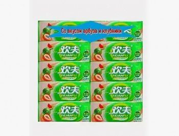 Жевательная резинка арт. 401479 Клубника-арбуз 21,5 г 20 шт. в кор.*