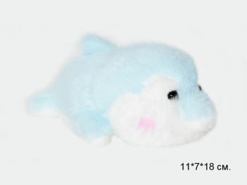 им Дельфин арт. 209170 Малыш голубой с белым ароматизированный 18 см в пак.