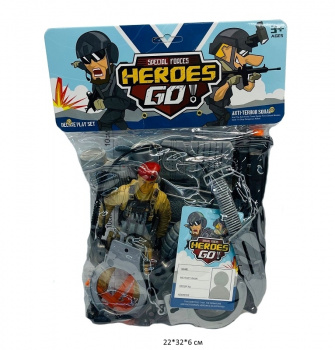 Набор военного арт. 88889 С фигуркой солдата в пак.•