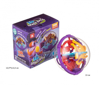 Логическая игра арт. XS977-97 Шар-лабиринт "Космос" в кор._
