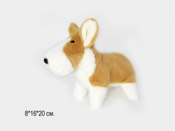 им Собака арт. 209219 Корги рыже-белая стоит ароматизированный 16*20 см в пак.