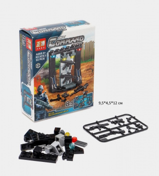 Конструктор арт. 5578-3 Полиция 33 дет. в кор.•