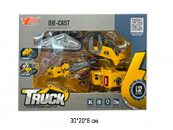 Машина констр. арт. MY66-G1223J Спецтехника инерц. металл свет в кор.•