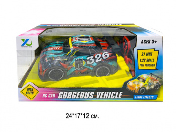 Машина на р/у арт. YQ083-12A Спортивная световые эффекты в кор.•