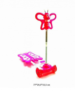 Самокат арт. 9630 Бабочка 3-х колесный_