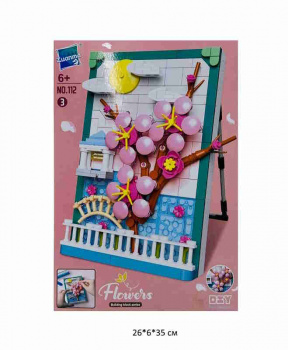 Конструктор арт. 112-3 Картина "Ветка сакуры" в кор.~