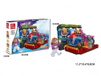 Конструктор арт. 87003-3 Игровой клуб Мотогонки 178 дет. в кор.•