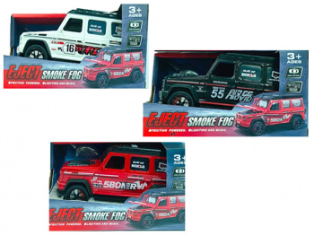 Машина на батар. арт. BCP-1A Джип в ассортименте свет, звук, пар в кор.~